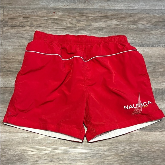 Nautica Red Men's Athletic Shorts - Picture 1 of 4
